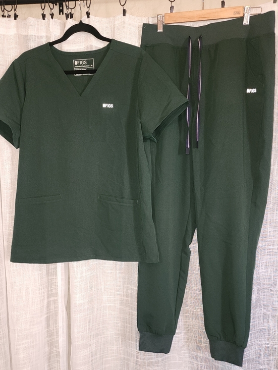 Figs Pants - Figs Zamora And Casma Scrib Set Pant L/T Top XL